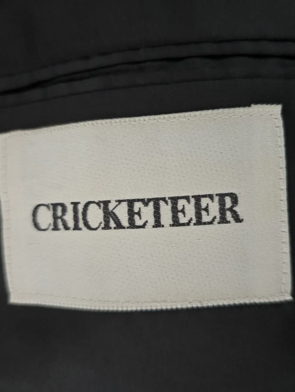 Cricketeer 4 Pc Wool Tuxedo Set 42R 32W Black Satin Formal Wedding Prom Classic